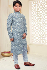 Boys Festive & Party Kurta And Pyjama Set