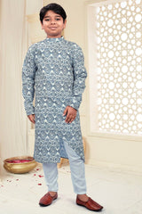 Boys Festive & Party Kurta And Pyjama Set