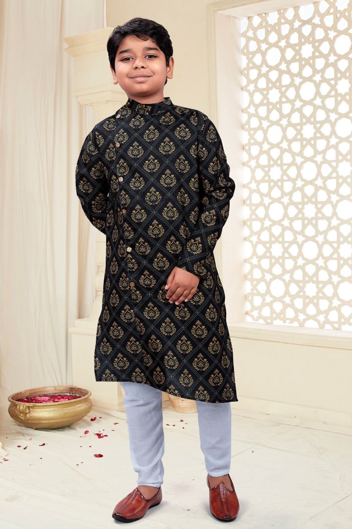 Boys Festive & Party Kurta And Pyjama Set