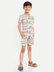 Dancing Printed Co-ord set For Kids  ( Unisex )