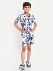 Leaves Printed Co-ord set For Kids  ( Unisex )