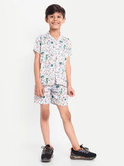 X -Mas-Tree  Printed Co-ord set For Kids  ( Unisex )