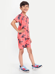 Circle Printed Co-ord set For Kids  ( Unisex )