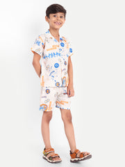 Germs Printed Co-ord set For Kids  ( Unisex )