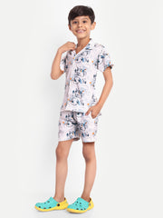 Babbles Printed Co-ord set For Kids  ( Unisex )