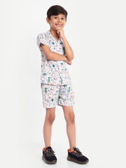 X -Mas-Tree  Printed Co-ord set For Kids  ( Unisex )