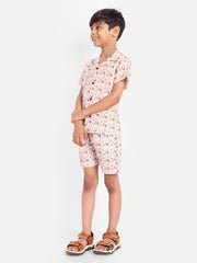 Duck Printed Co-ord set For Kids  ( Unisex )