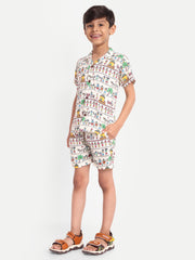 Dancing Printed Co-ord set For Kids  ( Unisex )