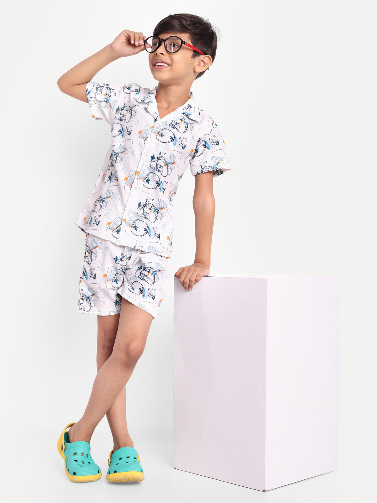 Babbles Printed Co-ord set For Kids  ( Unisex )