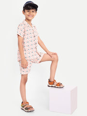 Duck Printed Co-ord set For Kids  ( Unisex )