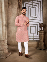 Indian Traditional Beautiful Man’s kurta and payjama Set With  Mirror Work