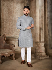 Indian Traditional Beautiful Man’s kurta and payjama Set With  Mirror Work