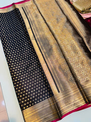 Kanchipuram Pure Silk Handloom Saree with Pure Jari