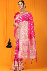 Kanchipuram Pure Silk Handloom Saree with Siroski Work