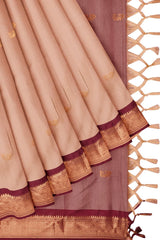 Pure silk Handloom Saree with Pure Zari Work