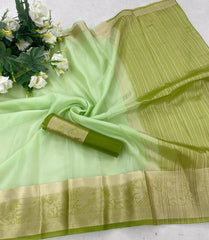 Organza Designer Saree with Beautiful Border