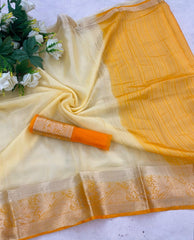 Organza Designer Saree with Beautiful Border