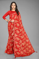 VICHITRA SILK SAREE WITH JACQUARD WORK