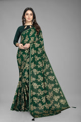 VICHITRA SILK SAREE WITH JACQUARD WORK