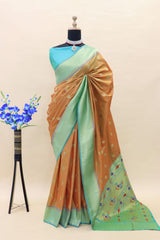 Paithani Pure Silk Handloom Saree with Pure Jari