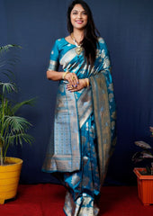 Kanchipuram Pure silk Handloom saree with Jari Work
