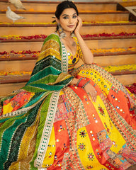 STYLISH DESIGNER  DIGITAL PRINTED WORK LEHENGA CHOLI WITH DUPATTA