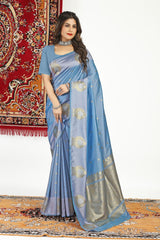 Kanchipuram Pure silk handloom saree with Pure Zari