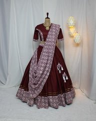 Beautiful and lightweight printed Lehenga Choli, Dupatta Set